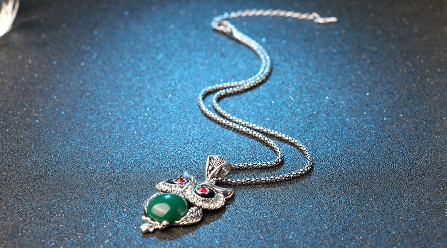 Vintage Owl Design Women's Jewelry Set